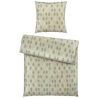 Bettwäsche Bio-Lisa in Grün ca. 135x200cm - Grün, MODERN, Textil (135/200cm) - ecoTree
