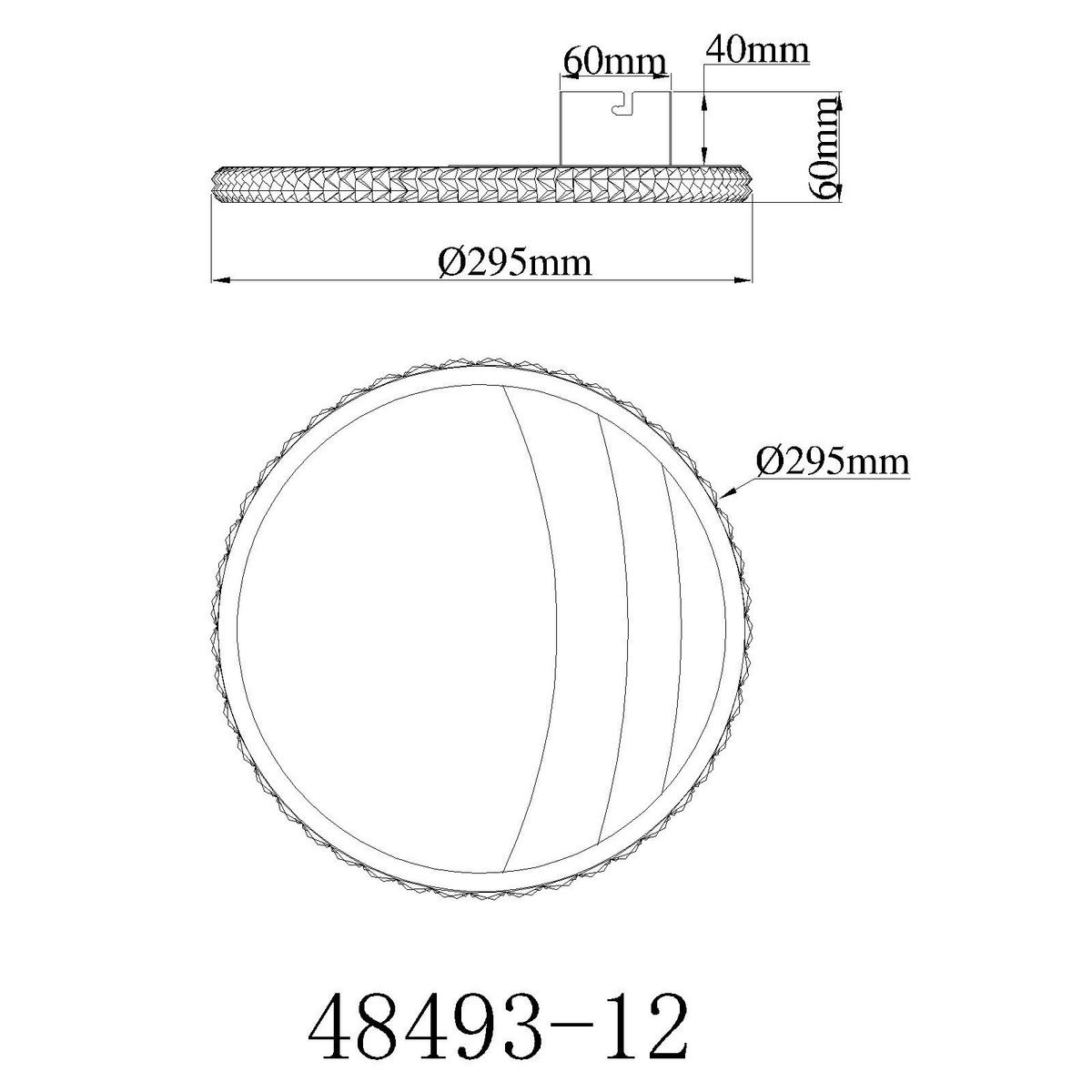 Led Stropna Svjetiljka Constance - zlatne boje/crna, Design, metal/plastika (29.5/6cm) - Globo