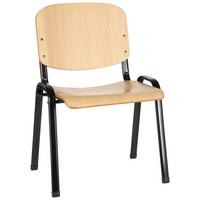 Konferenčni Stol Xt 600, Barva Bukve, Črna - črna/barve bukve, Basics, kovina/les (58/81/48cm) - MID.YOU