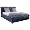 Tapecirani Krevet Limo - tamno plava/crna, Konvencionalno, drvni materijal/metal (180/200cm) - Modern Living