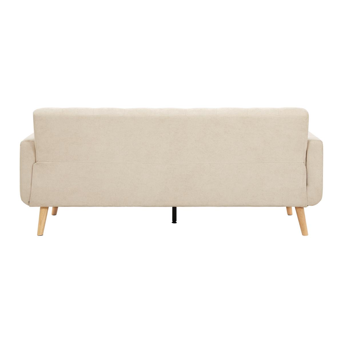 Kutna Garnitura Tamara - prirodne boje/bež, Moderno, tekstil/drvo (198/83/143cm) - Bessagi Home
