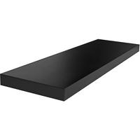 Zidna Polica Giga - crna, Moderno, drvni materijal (80/3,8cm) - Modern Living