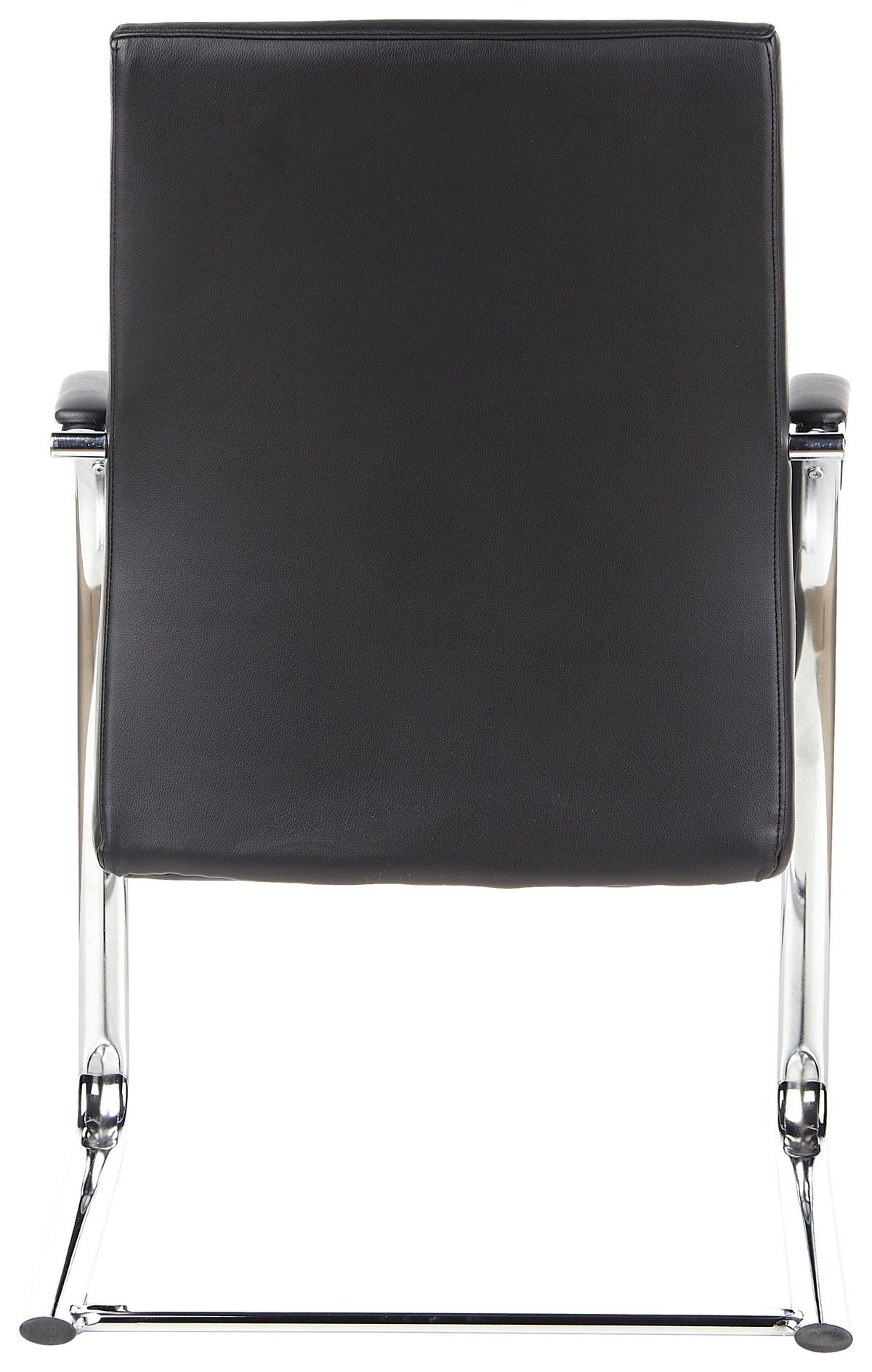 Konferenčni Stol Barolo V, Črna - črna, Moderno, kovina/tekstil (60/101/49cm) - MID.YOU