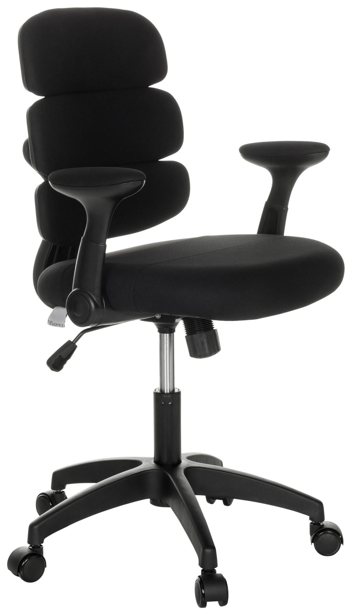 Mladinski Vrtljivi Stol Kid Ergolino B, Črna - črna, Basics, umetna masa/tekstil (62/86-97/62cm) - MID.YOU