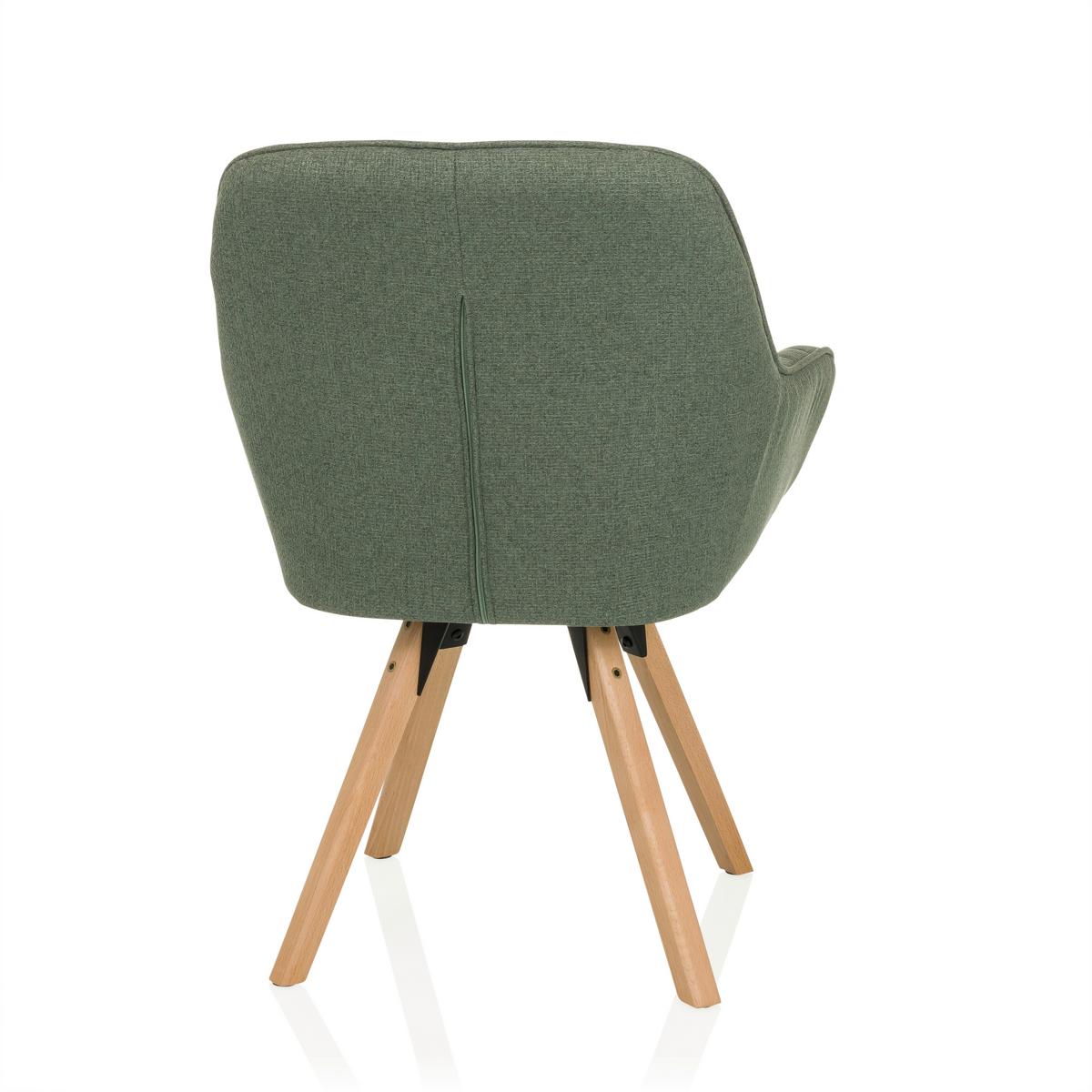 Naslanjač Scandi Soft, Metino Siva - metino siva/barve bukve, Moderno, tekstil/les (56/84/62cm) - MID.YOU