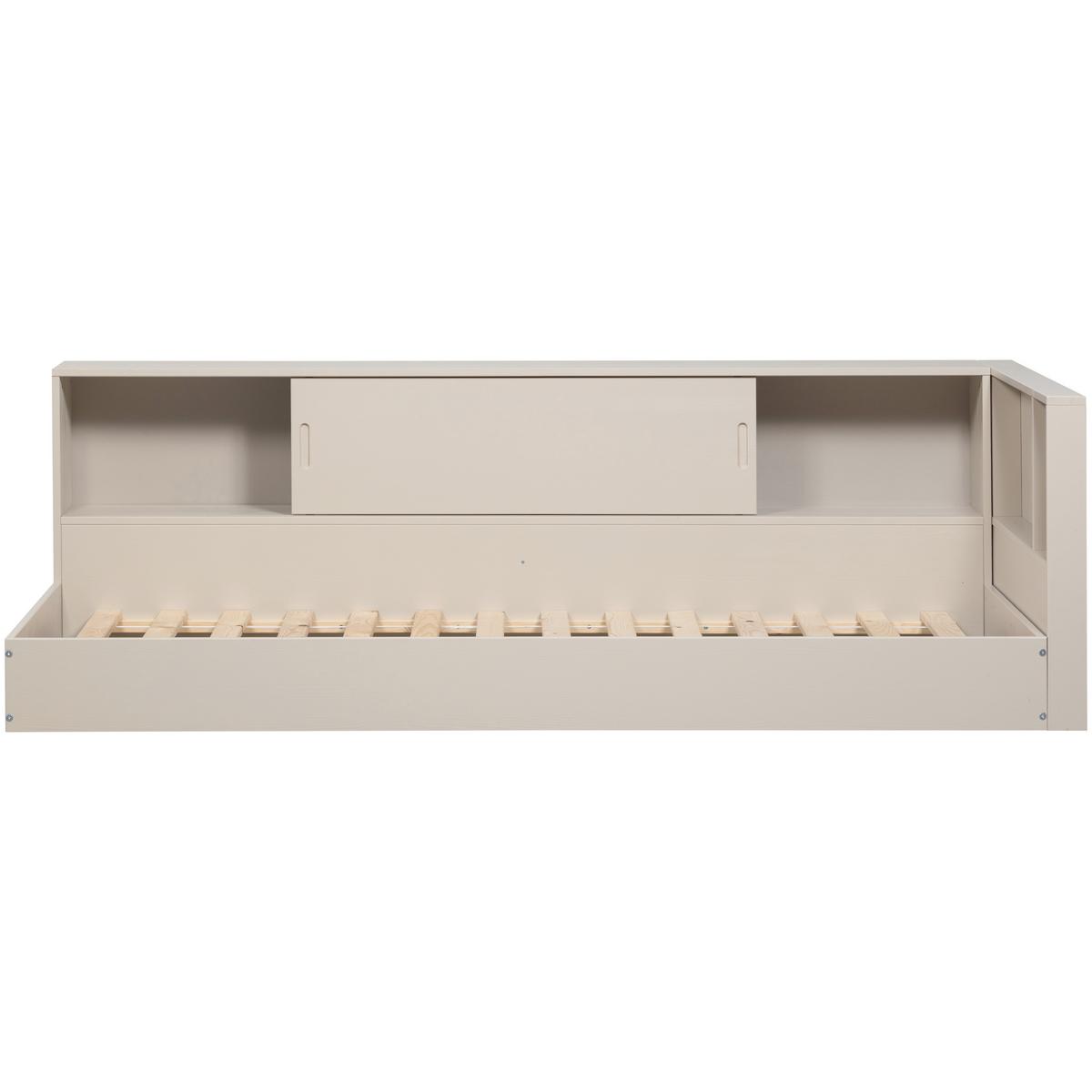 Bodenbett Carter Grau ca. 90x200 cm - Grau, Basics, Holz (90/200cm) - MID.YOU