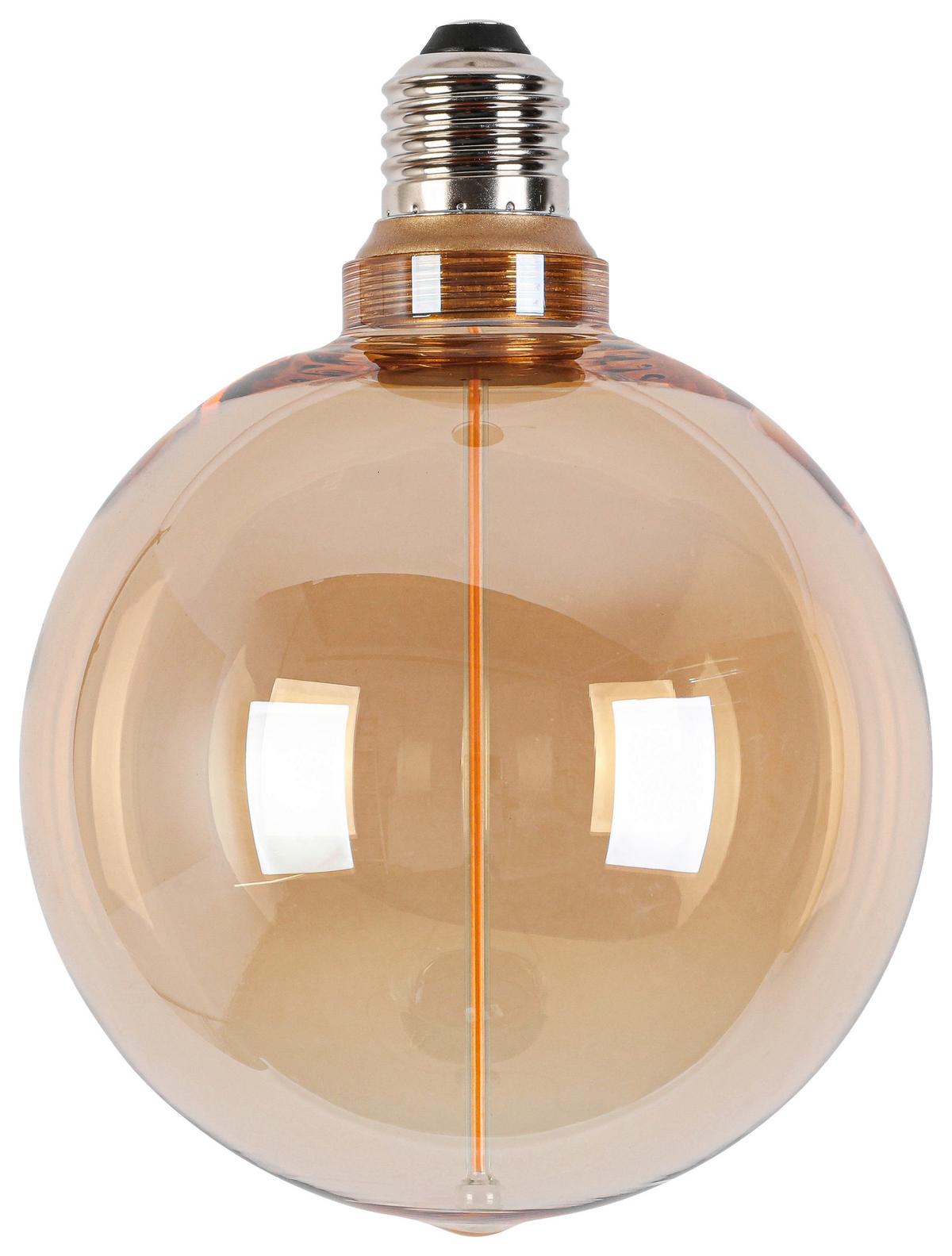 Led Žarulja C82222mm - boje jantara, Konvencionalno, staklo/metal (12,5/16,6cm) - Modern Living