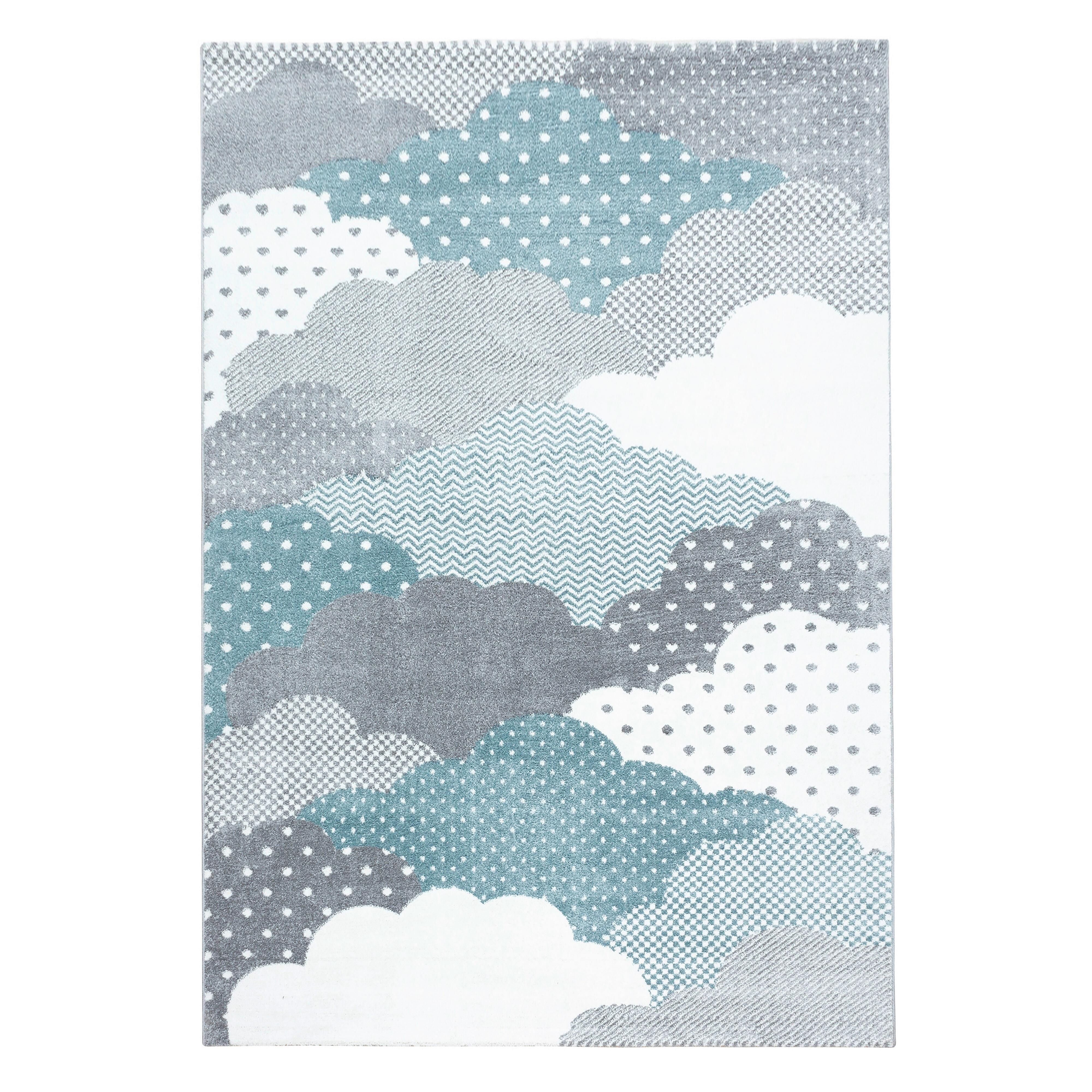 Kinderteppich Bambi Blau ca. 200x290cm - Blau, Trend, Textil (200/290cm) - Ben'n'jen