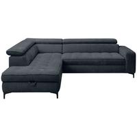 Kutna Garnitura Talia - crna/antracit, Basics, tekstil/metal (203/70-90/251cm) - Modern Living