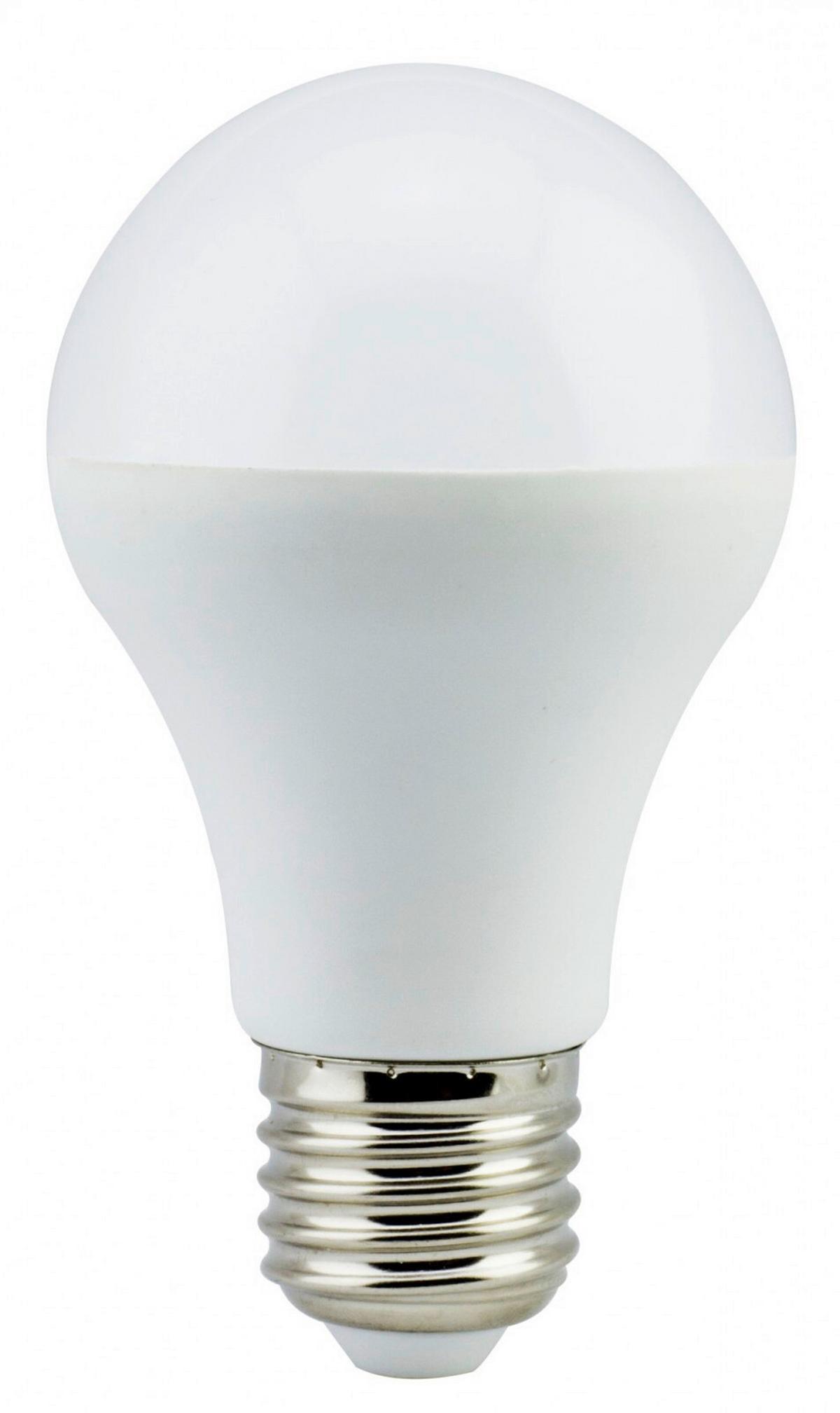 LED Izzó A60-13w (10.7w)/sxw E27, 3000k - fehér, műanyag/fém (6/11cm)