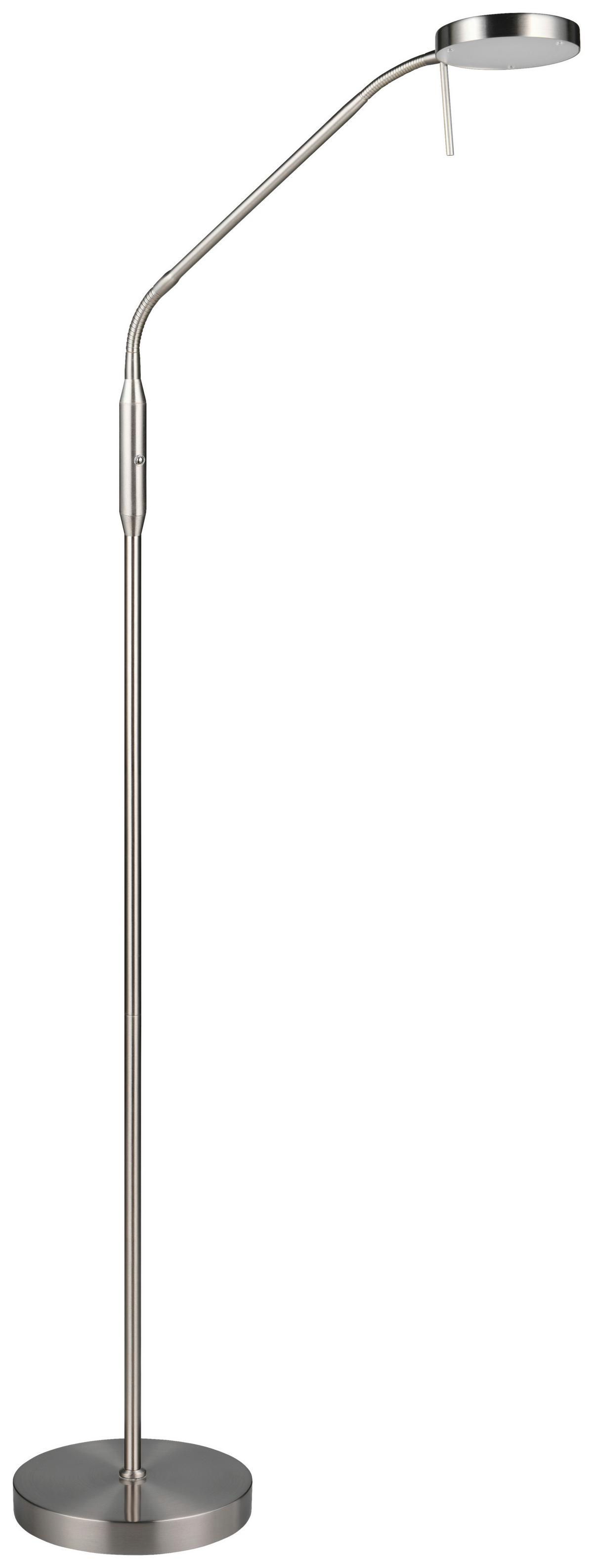 AKUMULATOROWA LAMPA STOJĄCA R44561107 MORENO - kolor niklowy, Konventionell, metal (160,5/22/51cm)