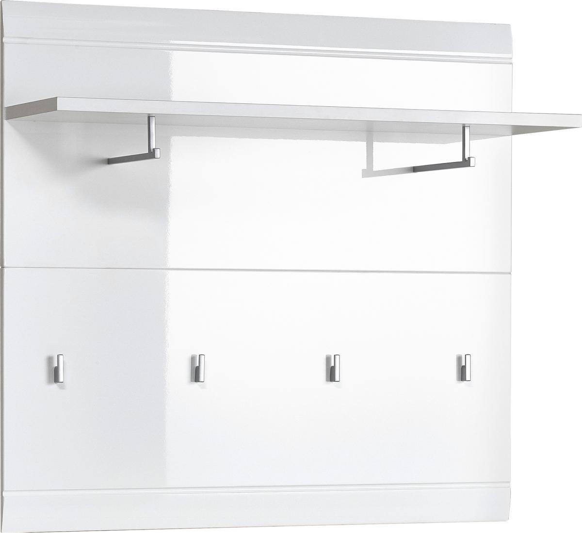 PANEL DO PRZEDPOKOJU ADANA - biały, Design, materiał drewnopochodny (95,9/90/30cm) - Carryhome