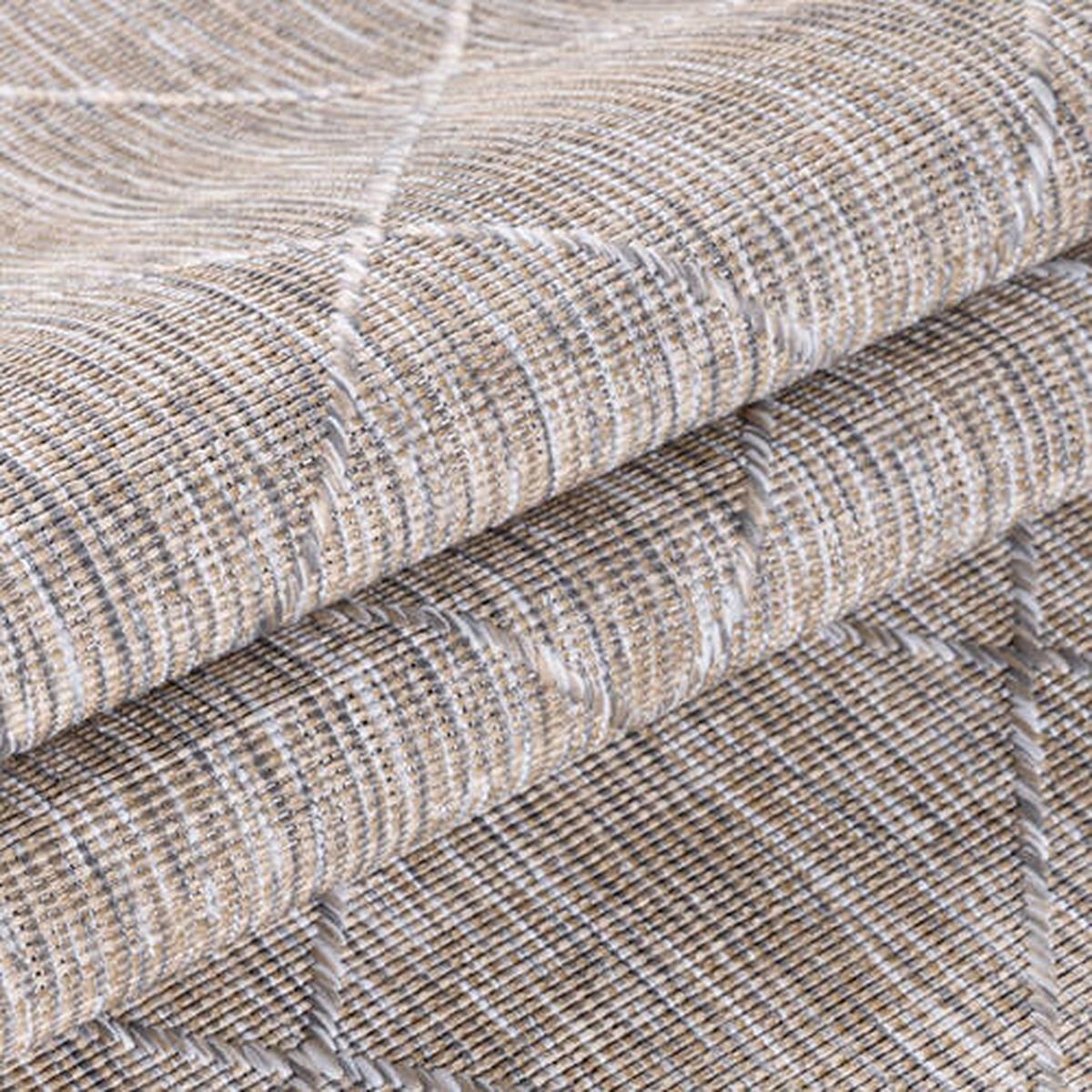 Preproga Za Zunanjo Uporabo Zagora, Bež, 120x170cm - siva/bež, Basics, tekstil (120/170cm) - Novel
