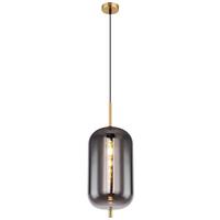 Svjetiljka Viseća 15345h2mm Blacky I - boje mjeda, Design, staklo/metal (22/120cm) - Globo