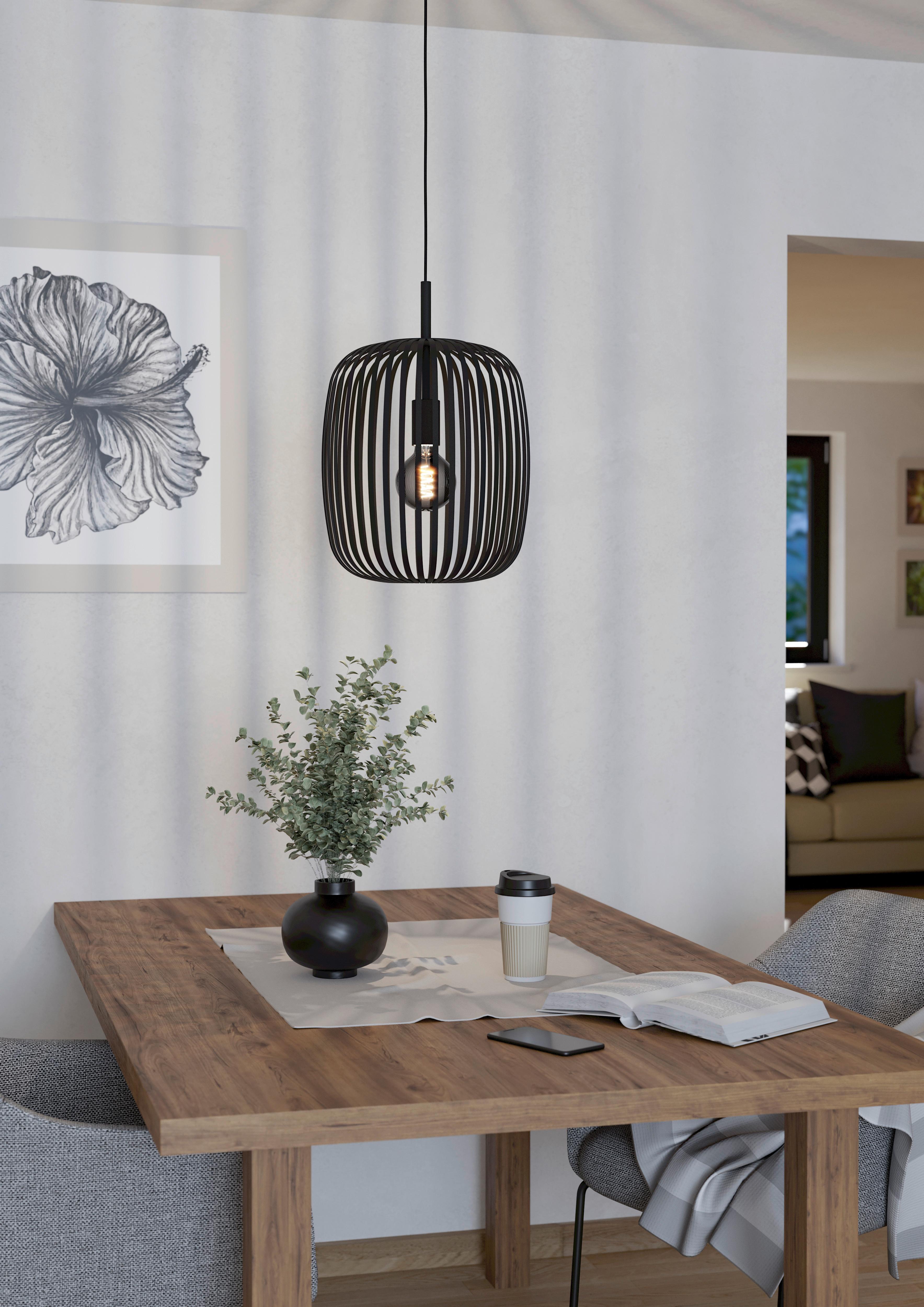 LAMPA WISZĄCA 900494* ROMAZZINA - czarny, Design, metal (32,5/110cm) - Eglo