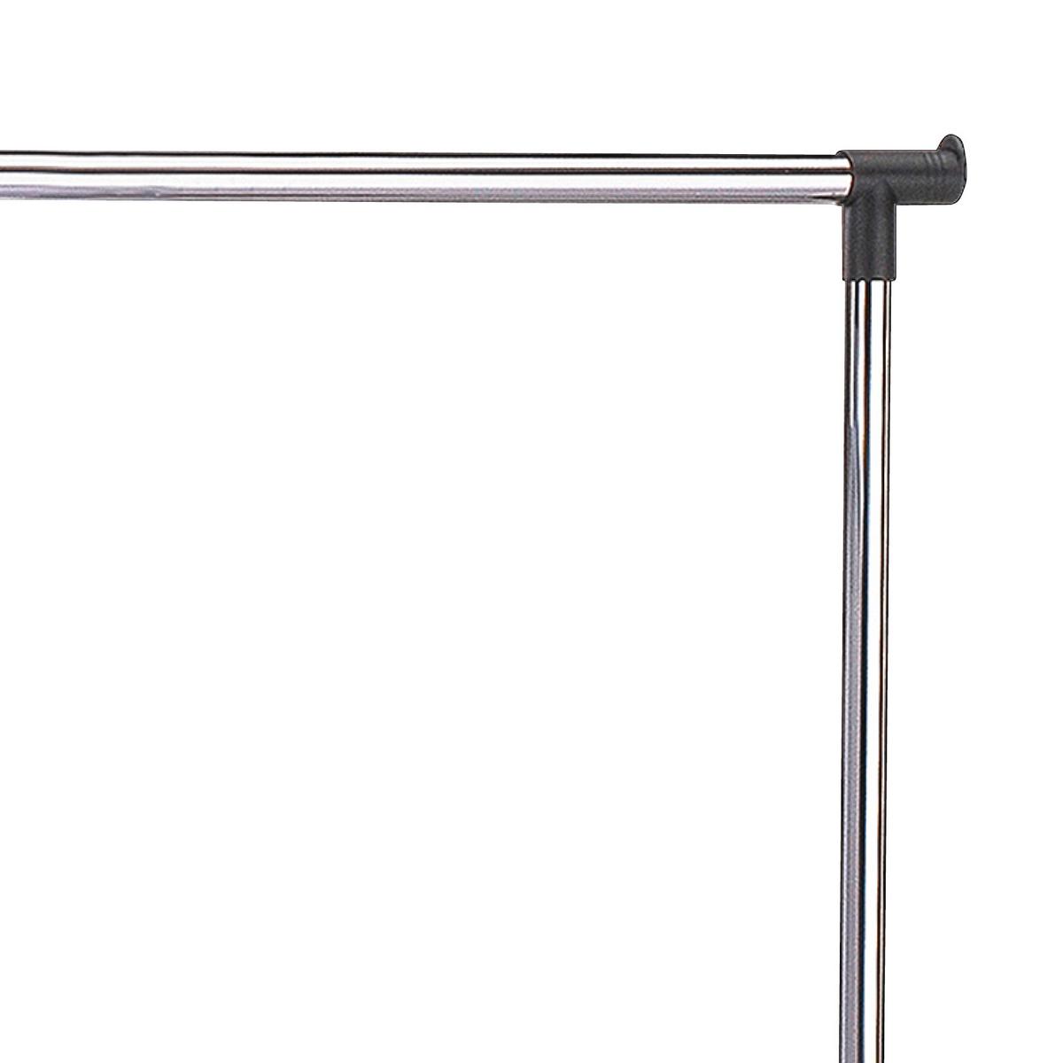 Stalak Za Odjeću Mike - boje kroma/crna, Konvencionalno, metal/plastika (80/99-179/40cm) - Modern Living