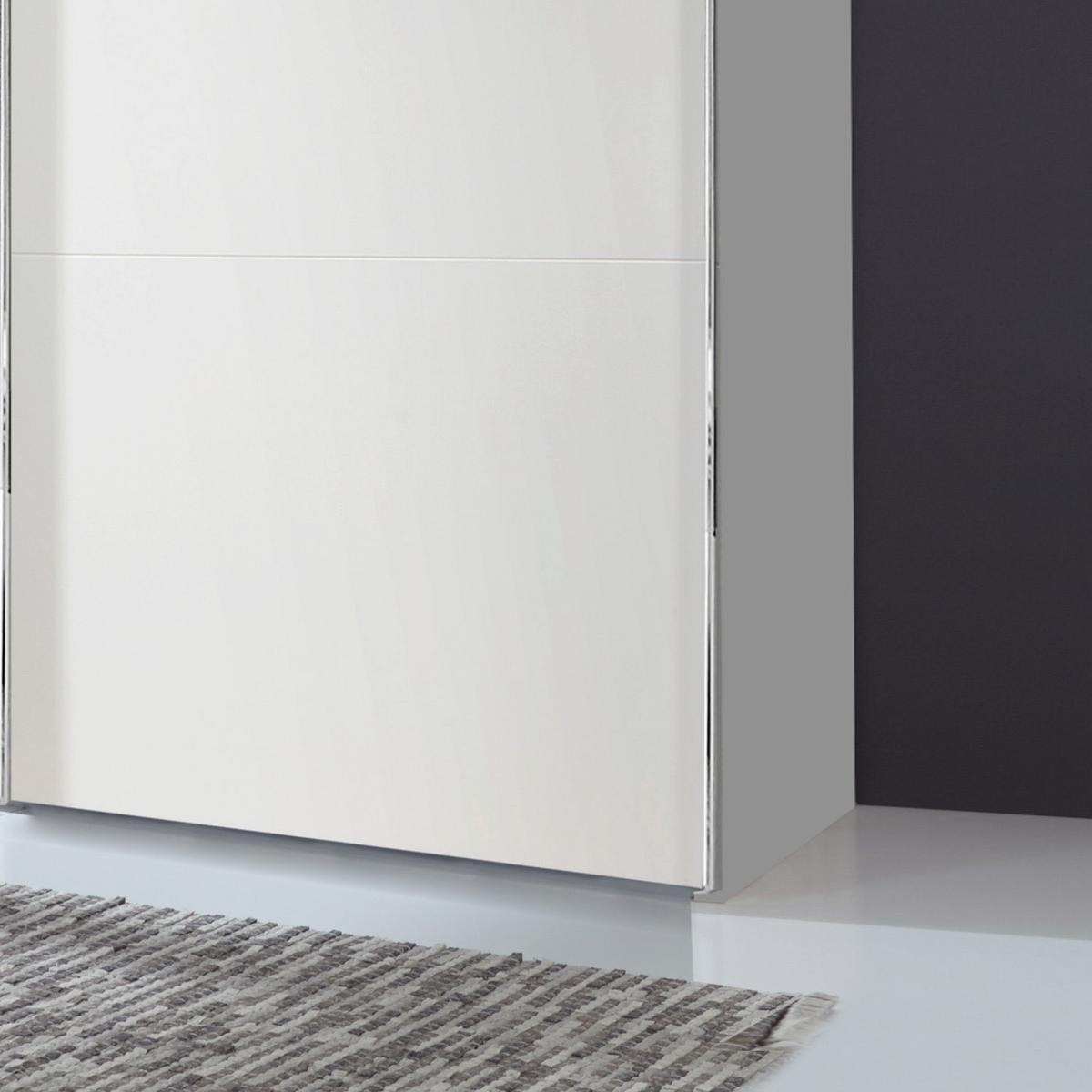 Ormar S Kliznim Vratima Level 36a - bijela/boje kroma, Moderno, drvni materijal/metal (250/216/65cm) - Modern Living