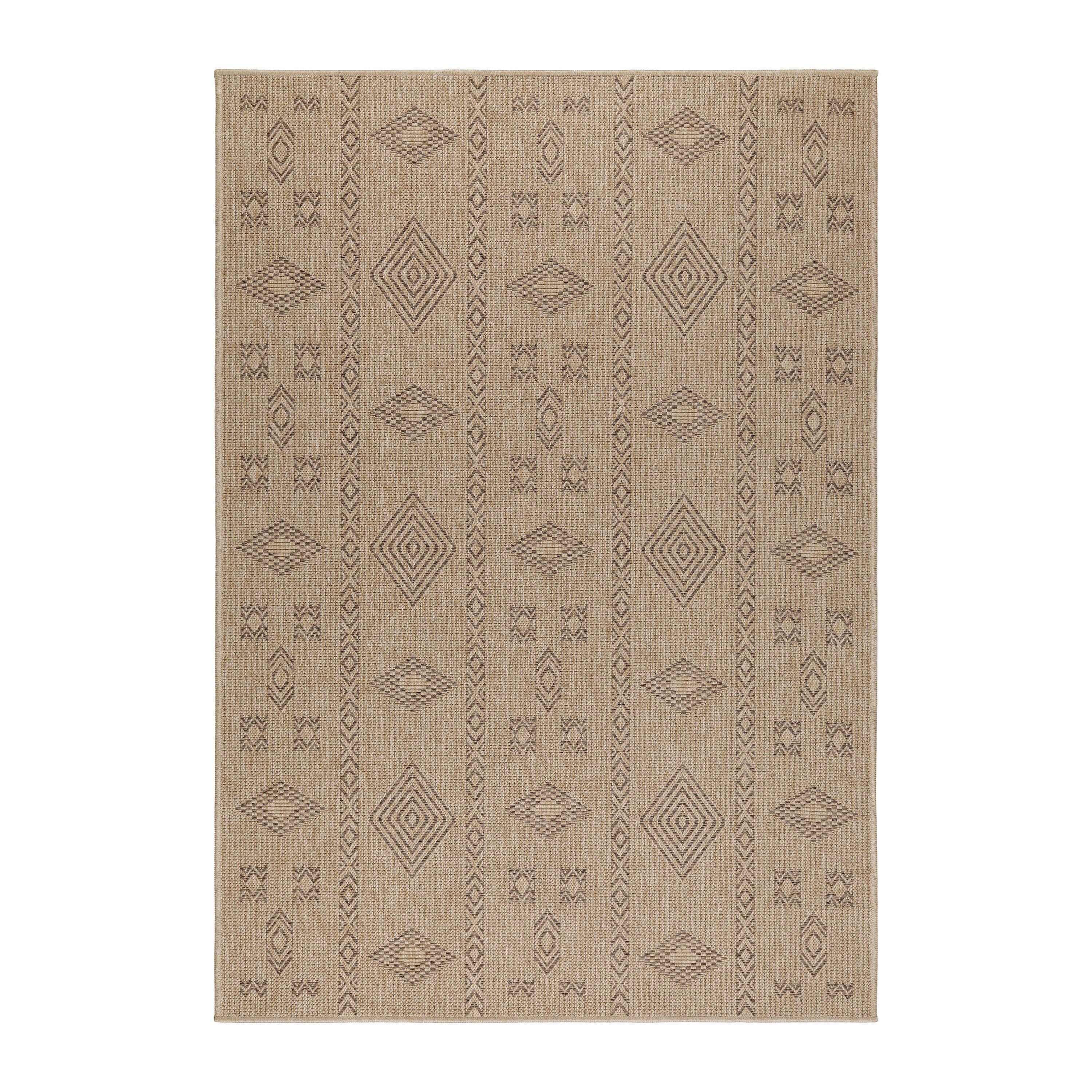 Outdoorteppich Dhaka Beige ca. 160x230cm - Beige, Basics, Textil (160/230cm) - Novel