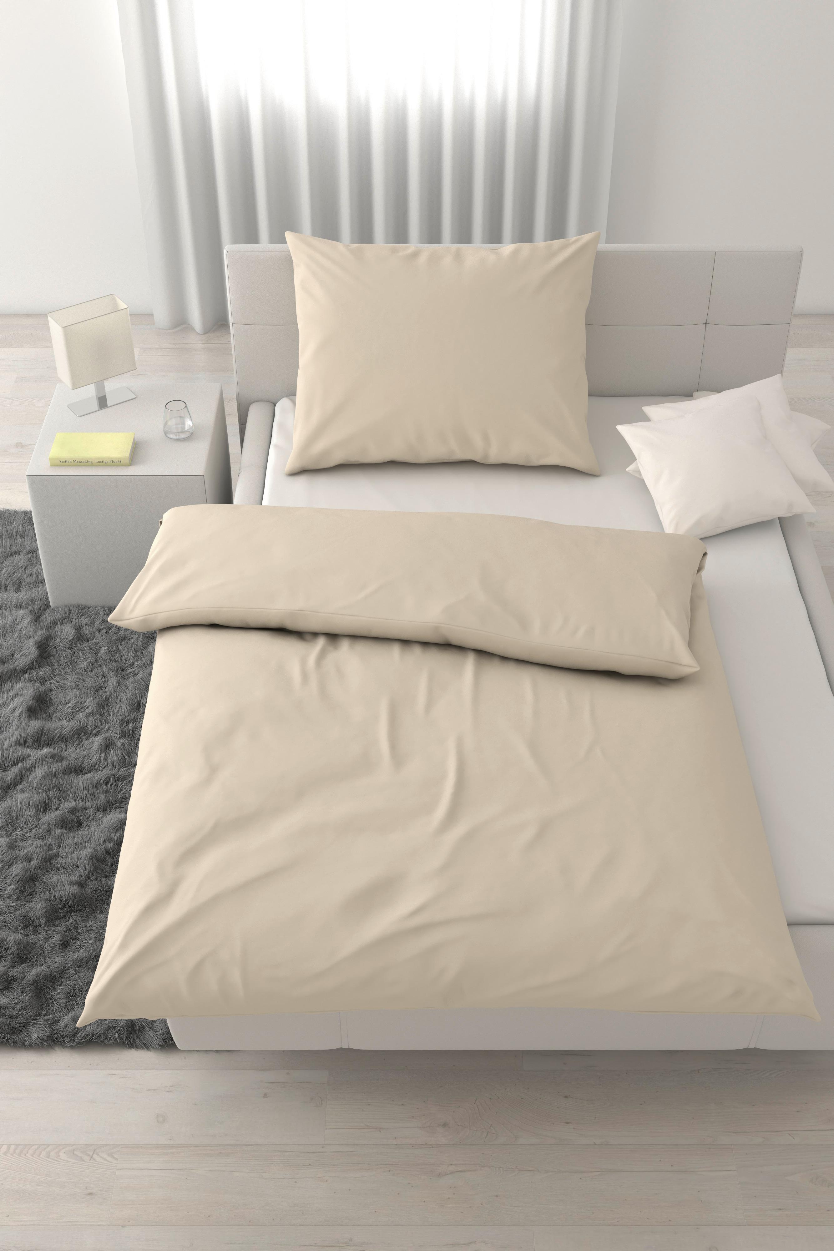 Posteljnina Julie, Bež, 60/80, 140/200 - bela, tekstil (140/200cm) - Mömax