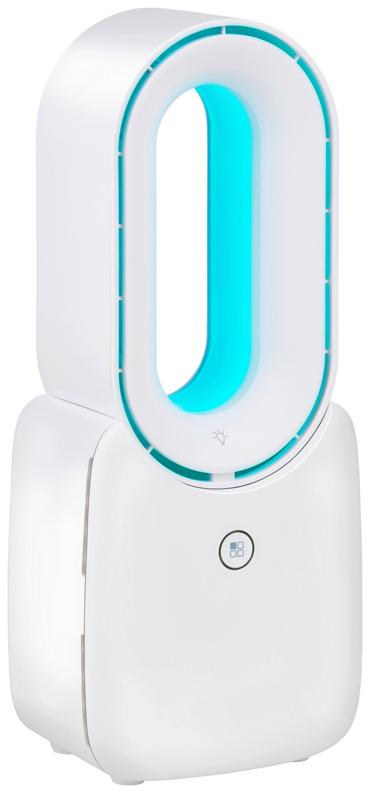 Tischventilator Lifetime Air Weiß - Weiß, MODERN, Kunststoff/Metall (12,4/9/30cm)
