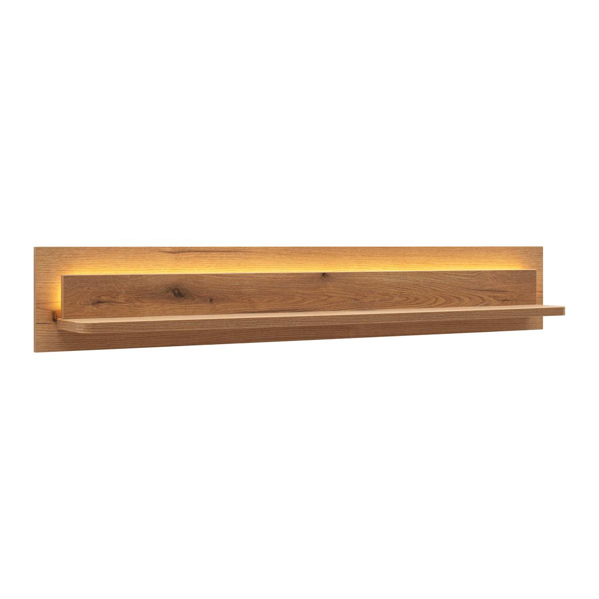 Wandboard Alameda Eichefarben - Eichefarben, MODERN, Holzwerkstoff (150/24/18cm) - Mömax