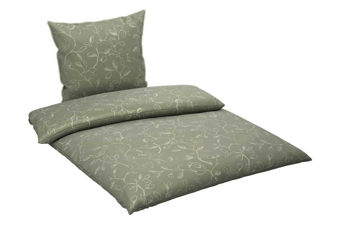 POŚCIEL AWARO - zielony, tkanina (155/220cm) - Bio:Vio