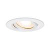 Deckenstrahler Nova Premium in Weiß/Alufarben max. 35 Watt - Zinkfarben/Alufarben, Design, Metall (9,3cm) - Paulmann