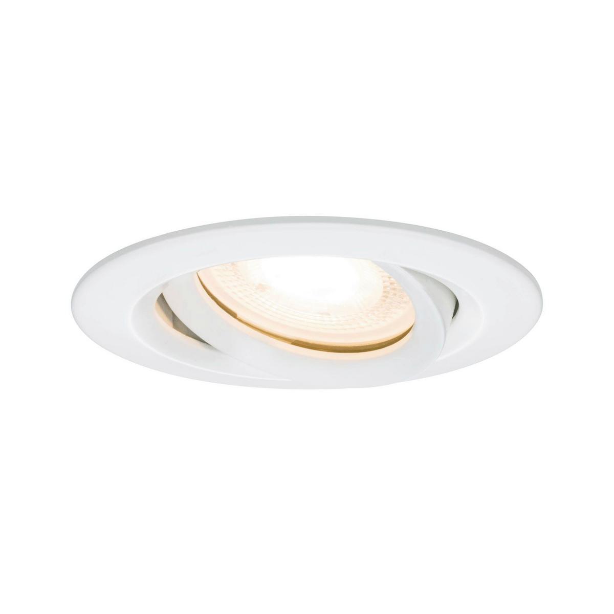 Deckenstrahler Nova Premium in Weiß/Alufarben max. 35 Watt - Zinkfarben/Alufarben, Design, Metall (9,3cm) - Paulmann
