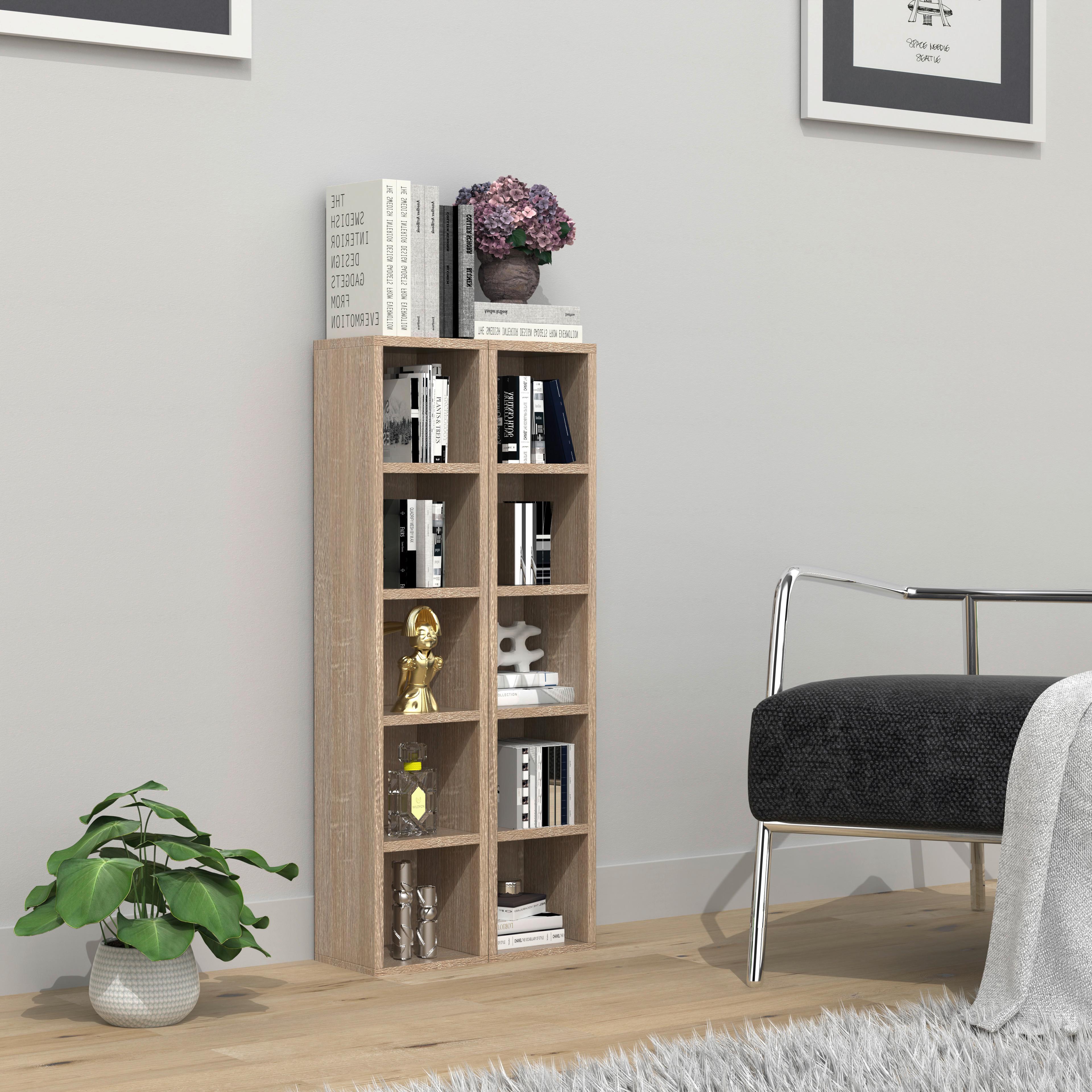 CD-REGAL MEGOSA S - Sonoma Eiche, Design, Holzwerkstoff (40/94/17cm) - MID.YOU