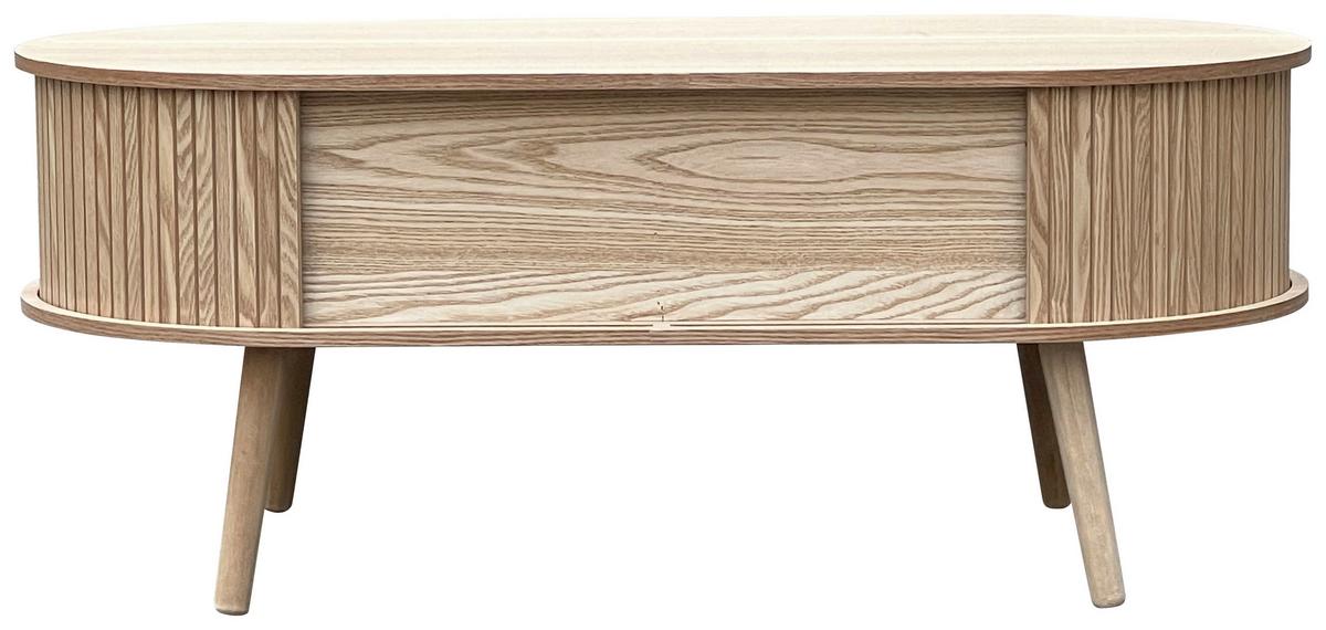 Stolić Skandy Ii - prirodne boje, Konvencionalno, drvni materijal/drvo (100/50/40cm) - Premium Living