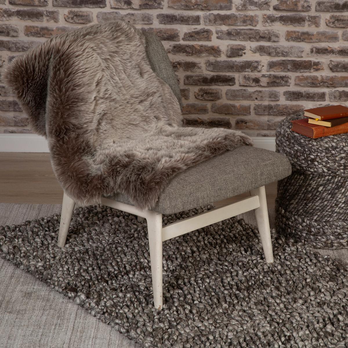 Kunstfell my Samba Taupe ca. 55x85cm - Design (55/85cm) - Obsession