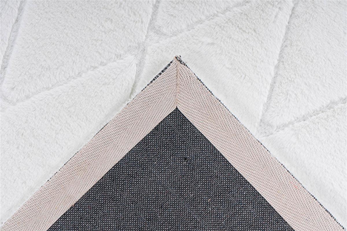 TEPPICH VIVICA 225 WEIß - Weiss, Konventionell, Textil (160/230cm) - Kayoom