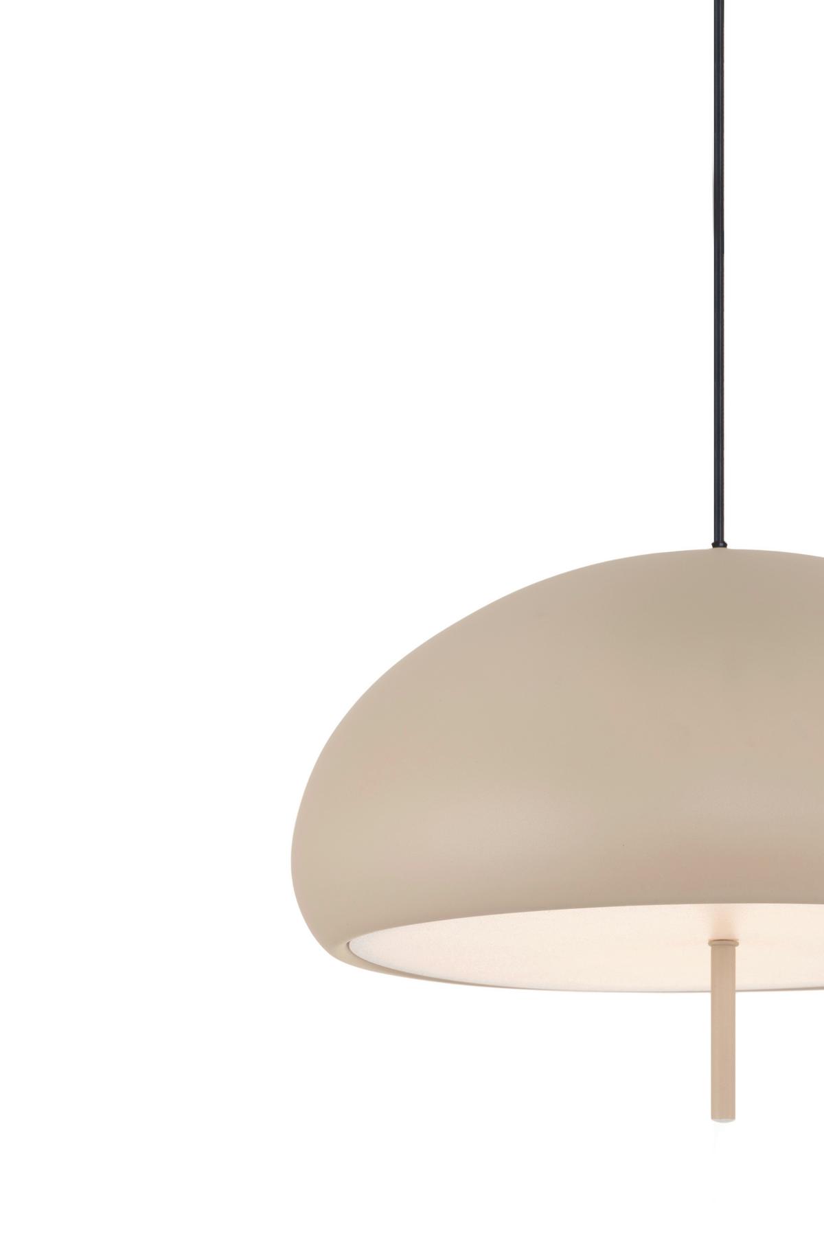 LAMPA WISZĄCA DAVINA - beżowy, Design, tworzywo sztuczne/metal (40/120cm) - Collet's Monde