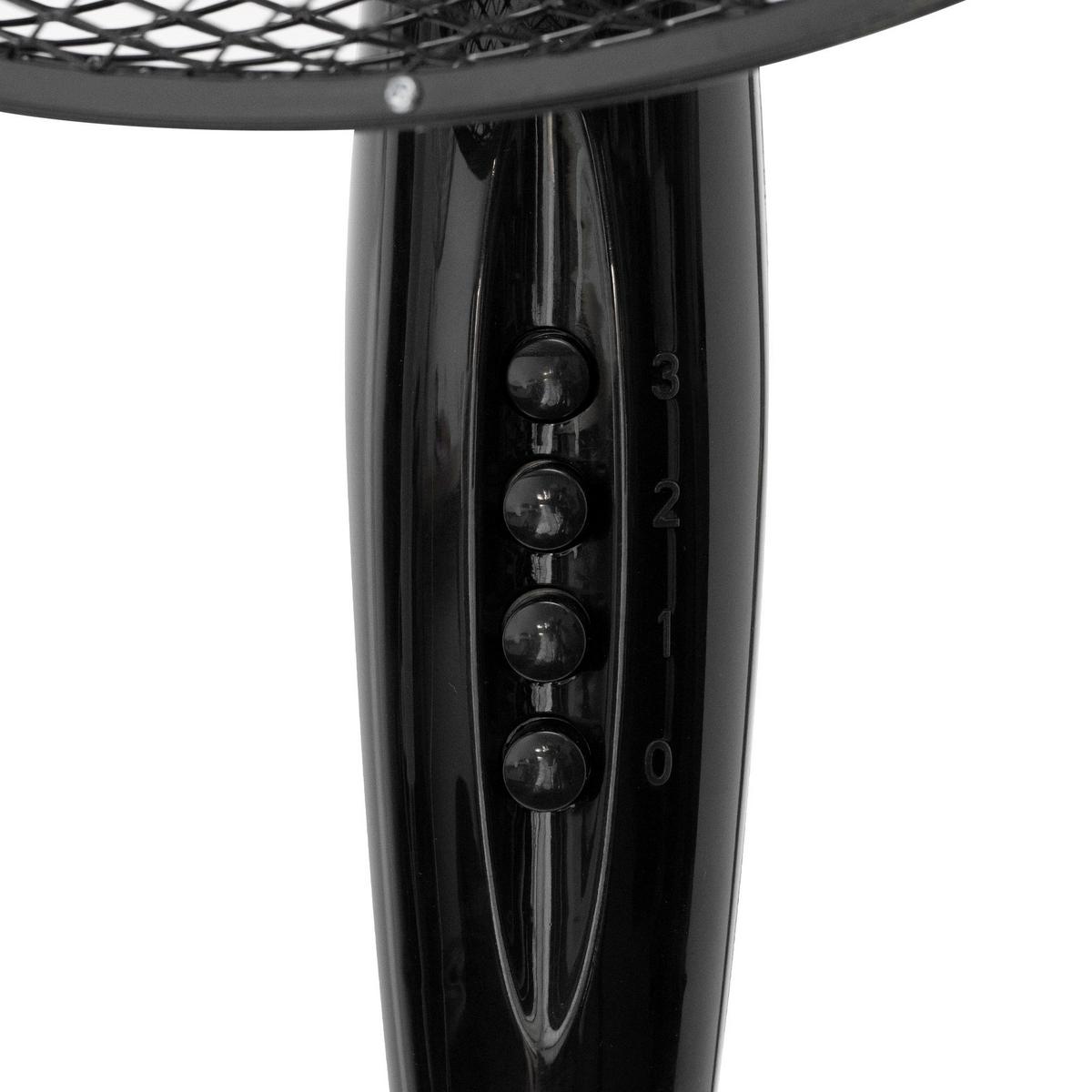 Álló Ventilátor Sf40bk - fekete, Basics, fém (62/103-125/62cm)