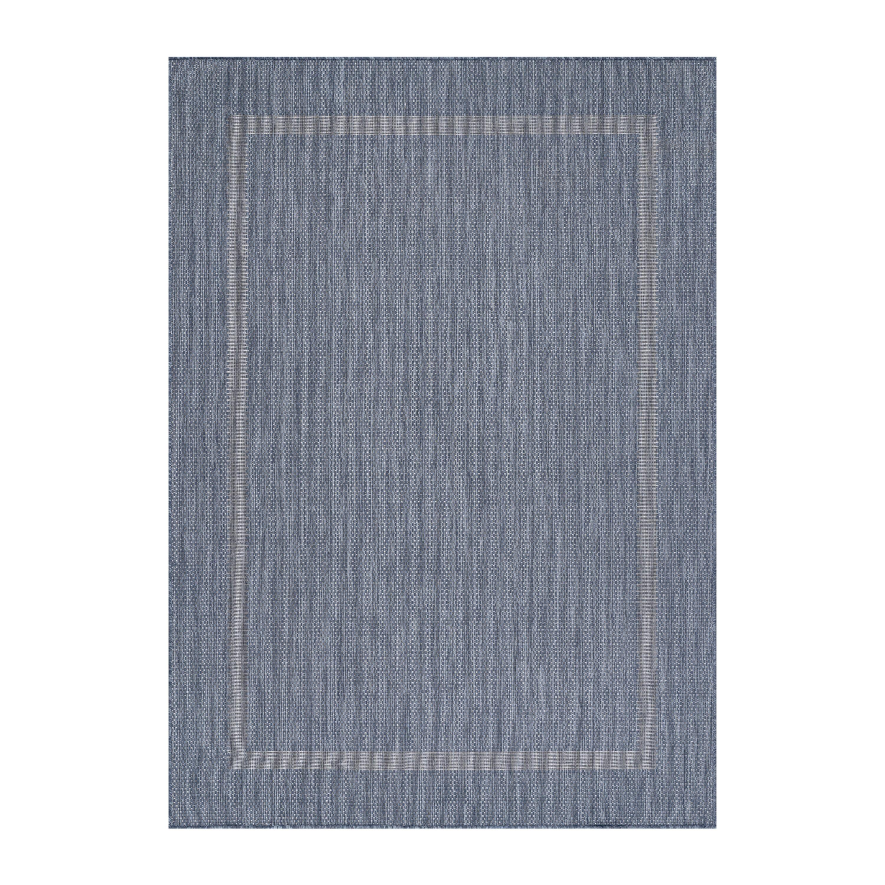 Ravno Tkana Preproga Relax, Modra, 120x170cm - modra, Basics, tekstil (120/170cm) - Novel