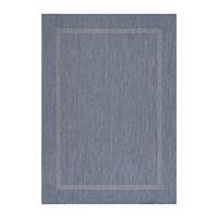 Ravno Tkana Preproga Relax, Modra, 120x170cm - modra, Basics, tekstil (120/170cm) - Novel
