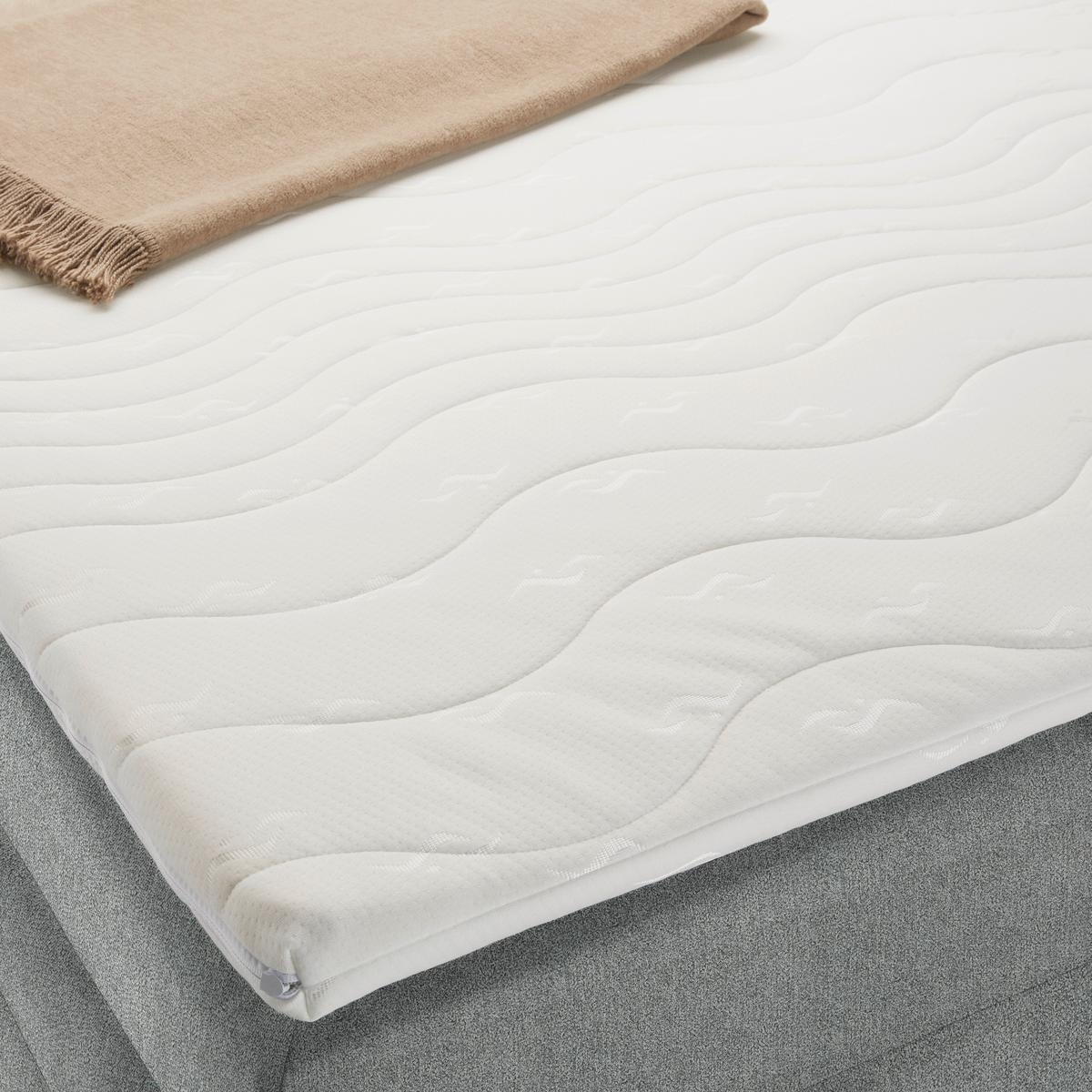 Boxspringbett Runner in Fango ca. 100x200cm - Fango/Schwarz, Kunststoff/Textil (100/200cm) - Mömax
