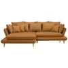 Kutna Garnitura Monte - boje senfa/prirodne boje, Romantično / ladanjski, tekstil/drvo (181/283cm) - Premium Living