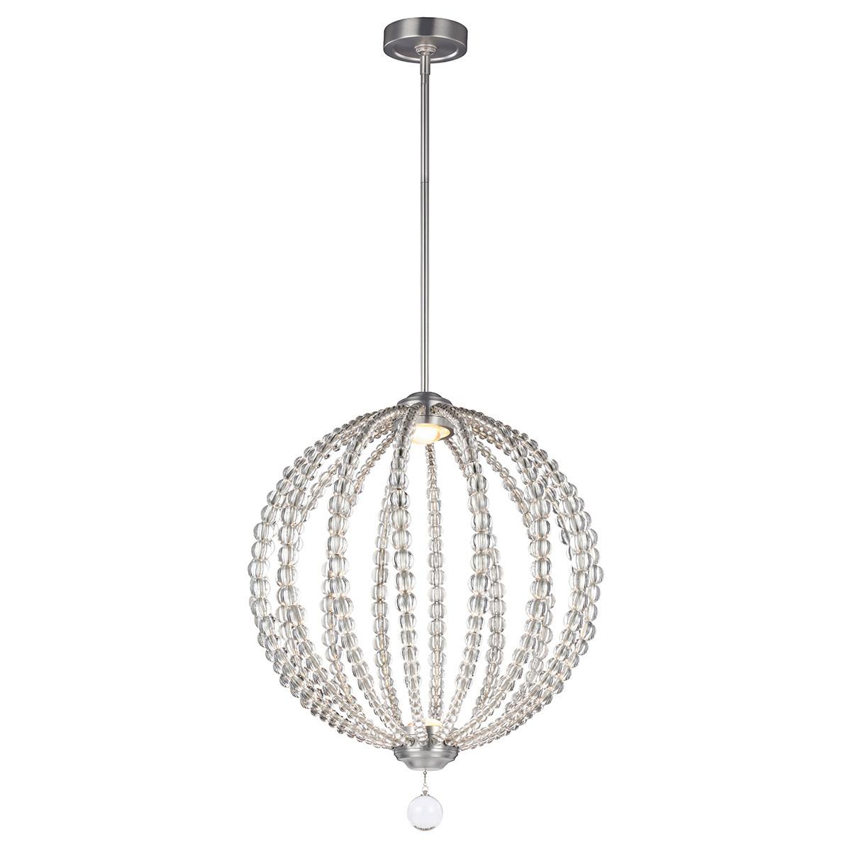 Viseća Svjetiljka Oberlin - boje nikla, Design, staklo/metal (50.9/73cm) - Elstead Lighting