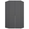 DULAP PE COLT ALABAMA 117 X 229 X 117 cm - gri, Modern, material pe bază de lemn (117/229/117cm) - Rauch Möbel