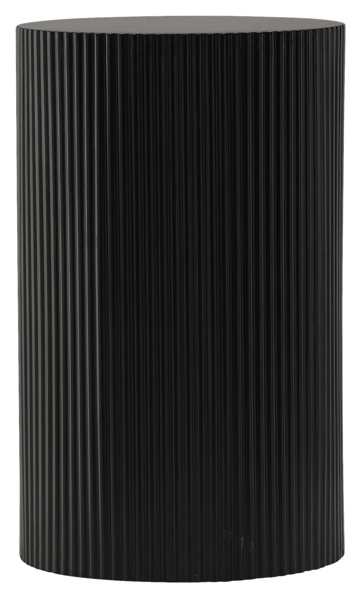 BEISTELLTISCH LENOX - Schwarz, Design, Holzwerkstoff (30,5/30,5/50cm) - Livetastic