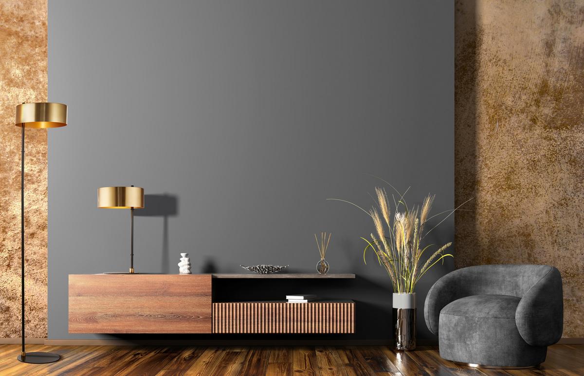 Állólámpa Eu20225-1go - aranyszínű, Design, fém (30/149cm)