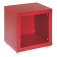 Kisasztal Aron Rot - Piros, Faalapú anyag (44/46/35cm) Kisasztal Aron Rot - Piros, Faalapú anyag (44/46/35cm)