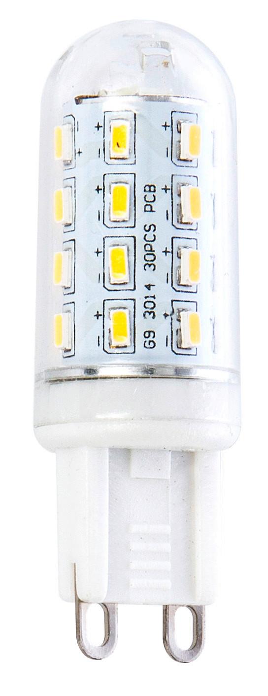 LED-Leuchtmittel max. 3,5 Watt - Klar/Weiss, Kunststoff/Metall (1,6/5cm) - Modern Living