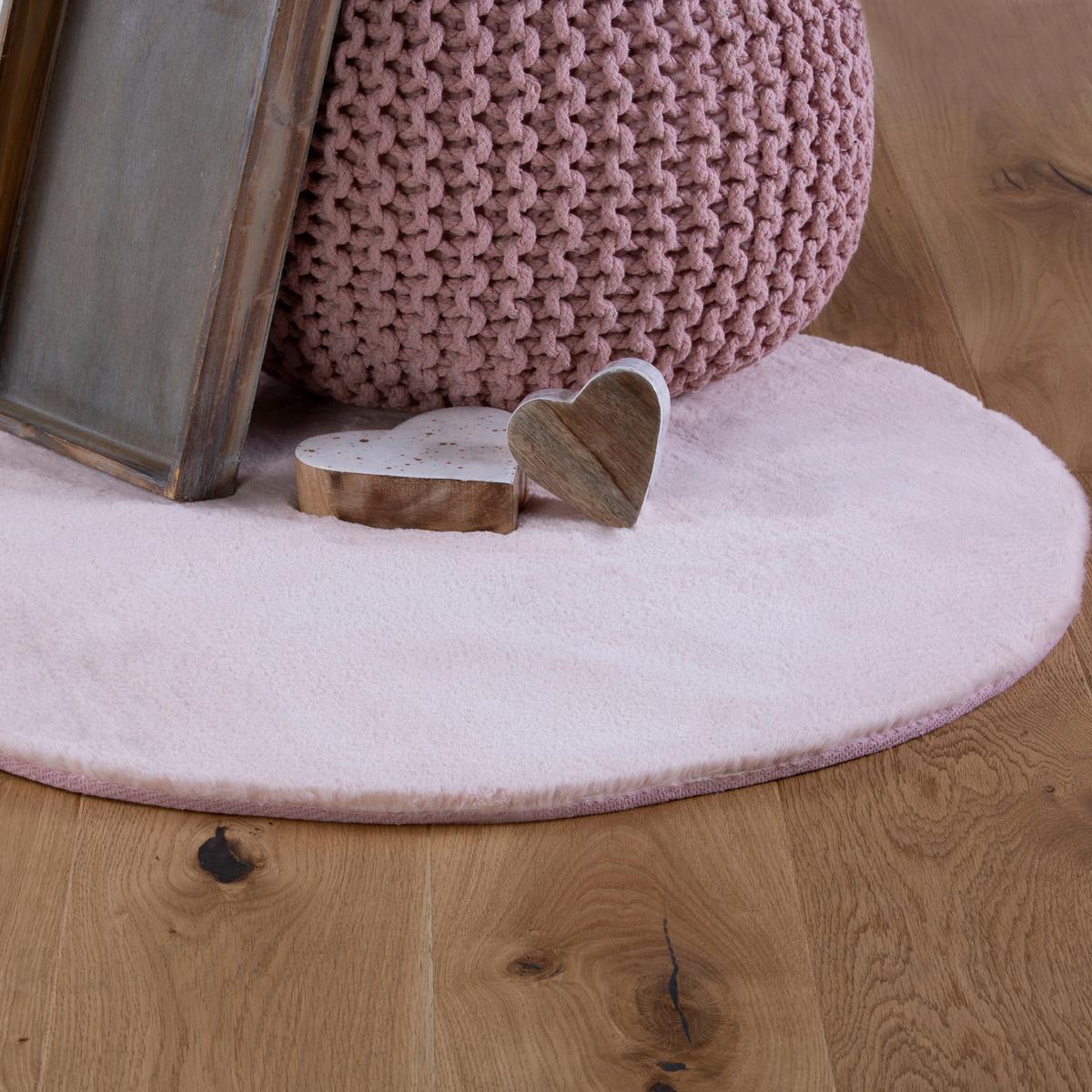 Hochflorteppich My Cha Cha - Rosa, Konventionell, Textil (80cm) - Novel