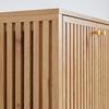 BYRÅ BARCELONA -EXKLUSIV- - guldfärgad/naturfärgad, Lifestyle, metall/papper (76/90/35cm) - Mömax