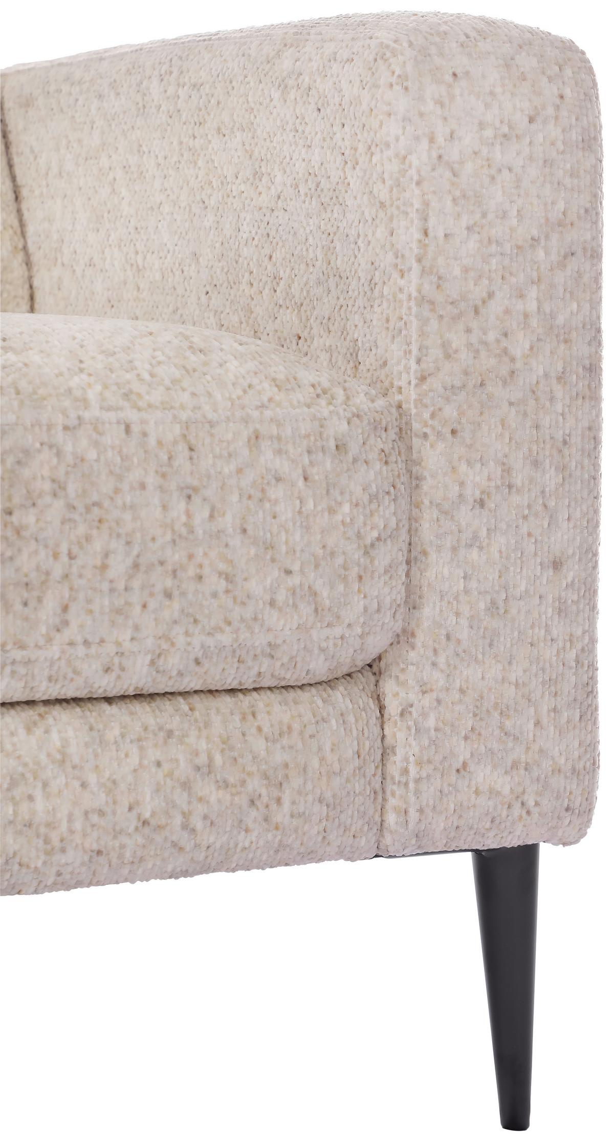 Trosed Parma, Krem - črna/krem barve, Basics, kovina/tekstil (208/83/151cm) - Livetastic