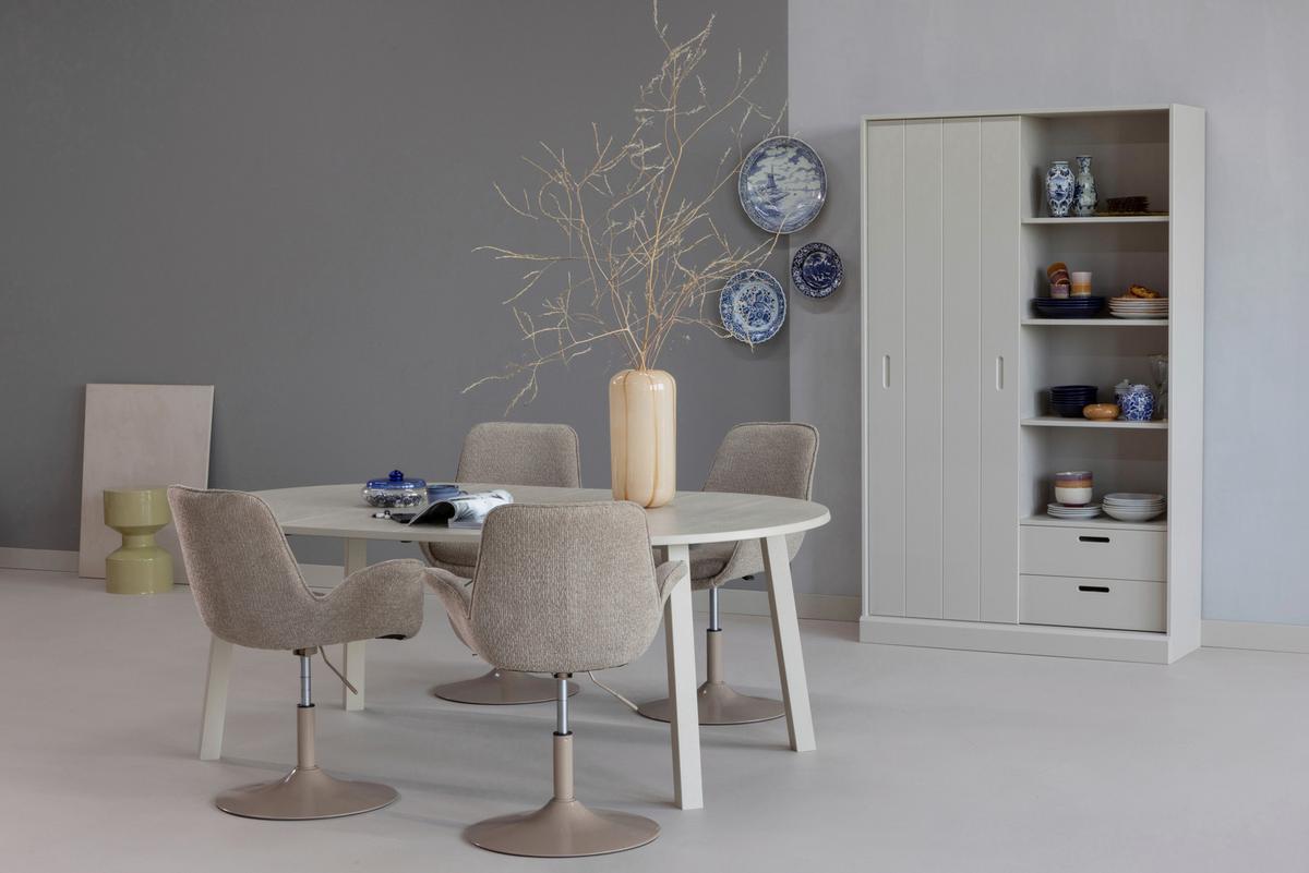 Schiebetürenschrank Mila Grau - Grau, Design, Holz (120/200/42cm) - Livetastic