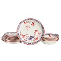 Jedilni Servis Cottage Bunt, 18-Delni - večbarvno, Basics, keramika - Creatable