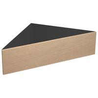 Nočna Omarica Usal S, Črna, Barva Hrasta - črna/medeni hrast, Moderno, leseni material (60/15/42,4cm) - MID.YOU